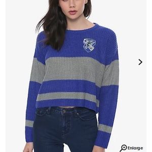 Harry Potter Ravenclaw Cropped Sweater Small